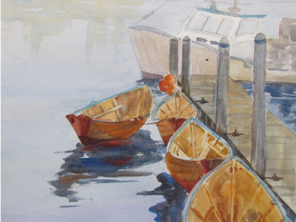 dories-fogged-in