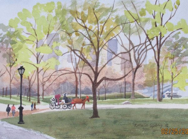 Katalin Spang - Springtime in Central Park